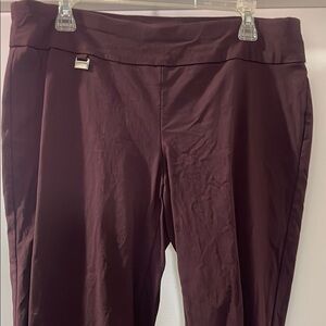 Elegant Women's Burgundy Pants